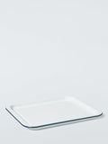 John Lewis enamel baking tray 38cm white blue (British brand)