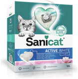 Sanicat Active White Lotus Flower cat litter 10L (British brand)