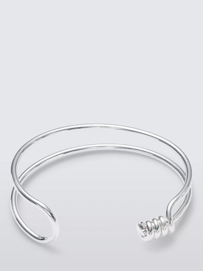John Lewis John Lewis Wrap End Double Band Cuff Bangle- Buy online at McGrocer