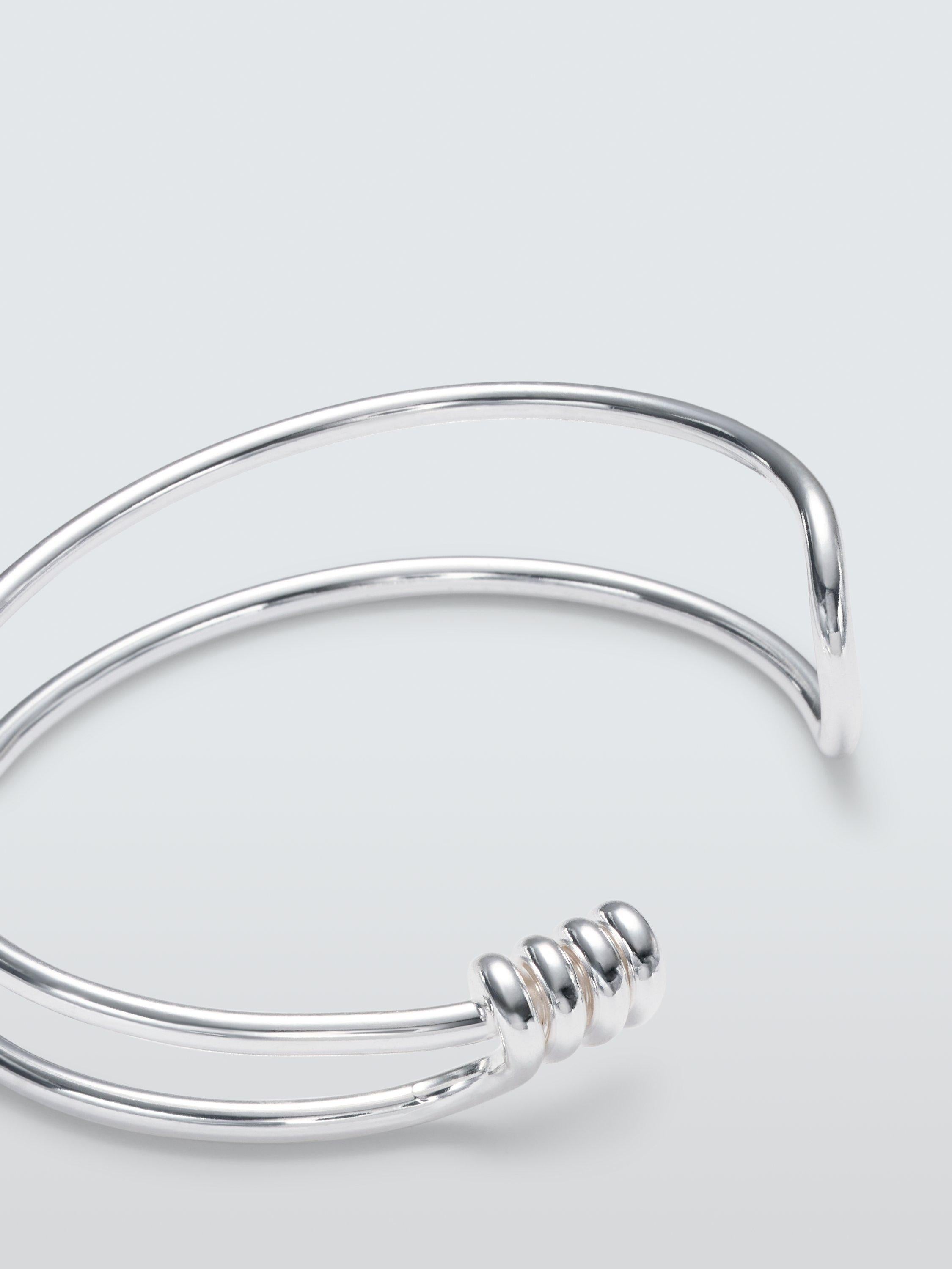 John Lewis wrap end double band cuff bangle, UK version