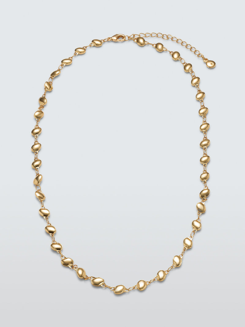 John Lewis dainty nugget gold plated necklace, imported from the UK
