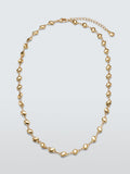John Lewis dainty nugget gold plated necklace, imported from the UK
