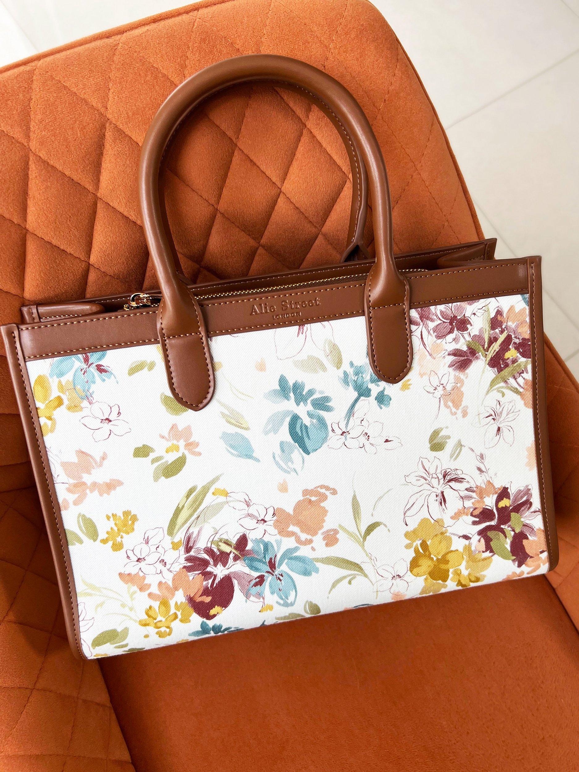Alie Street handbag Ashbourne vintage floral print, imported from the UK