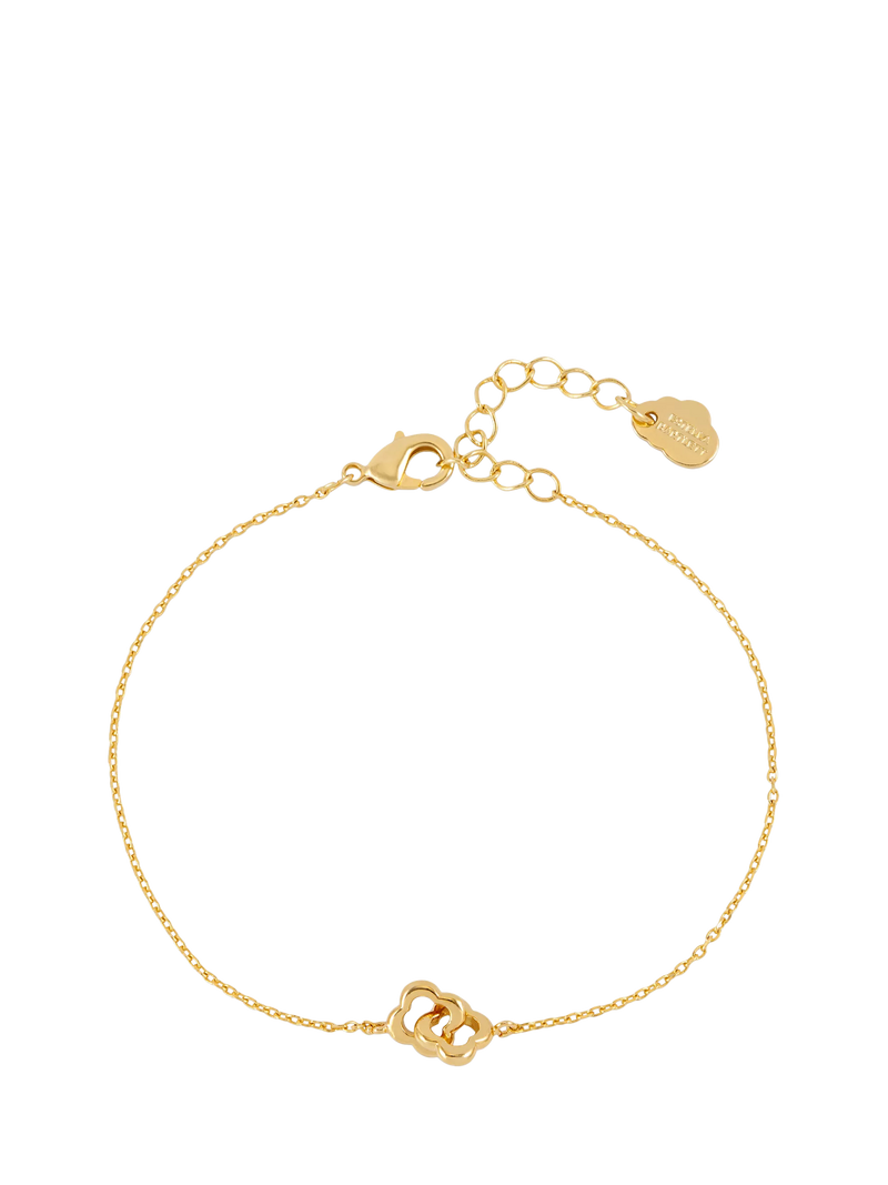Estella Bartlett double link flower bracelet gold, imported from the UK