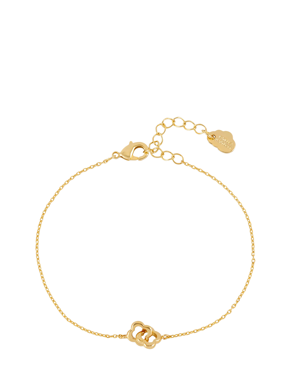 Estella Bartlett double link flower bracelet gold, imported from the UK