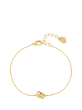 Estella Bartlett double link flower bracelet gold, imported from the UK