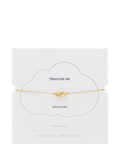 Estella Bartlett double link flower bracelet gold, imported from the UK