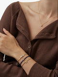 Estella Bartlett Amelia beaded toggle bracelet 18cm, UK version