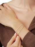 Estella Bartlett waterproof herringbone chain bracelet silver gold (British brand)