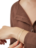 Estella Bartlett waterproof herringbone chain bracelet silver gold (British brand)