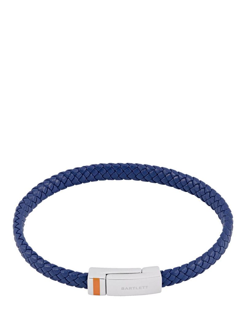 BARTLETT LONDON leather wrap bracelet with enamel detail, UK version