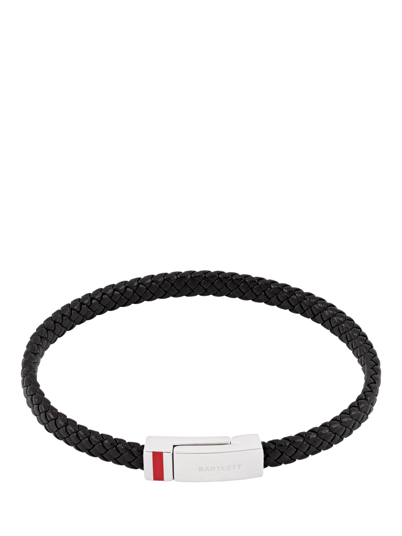 BARTLETT LONDON leather wrap bracelet with enamel detail, UK version