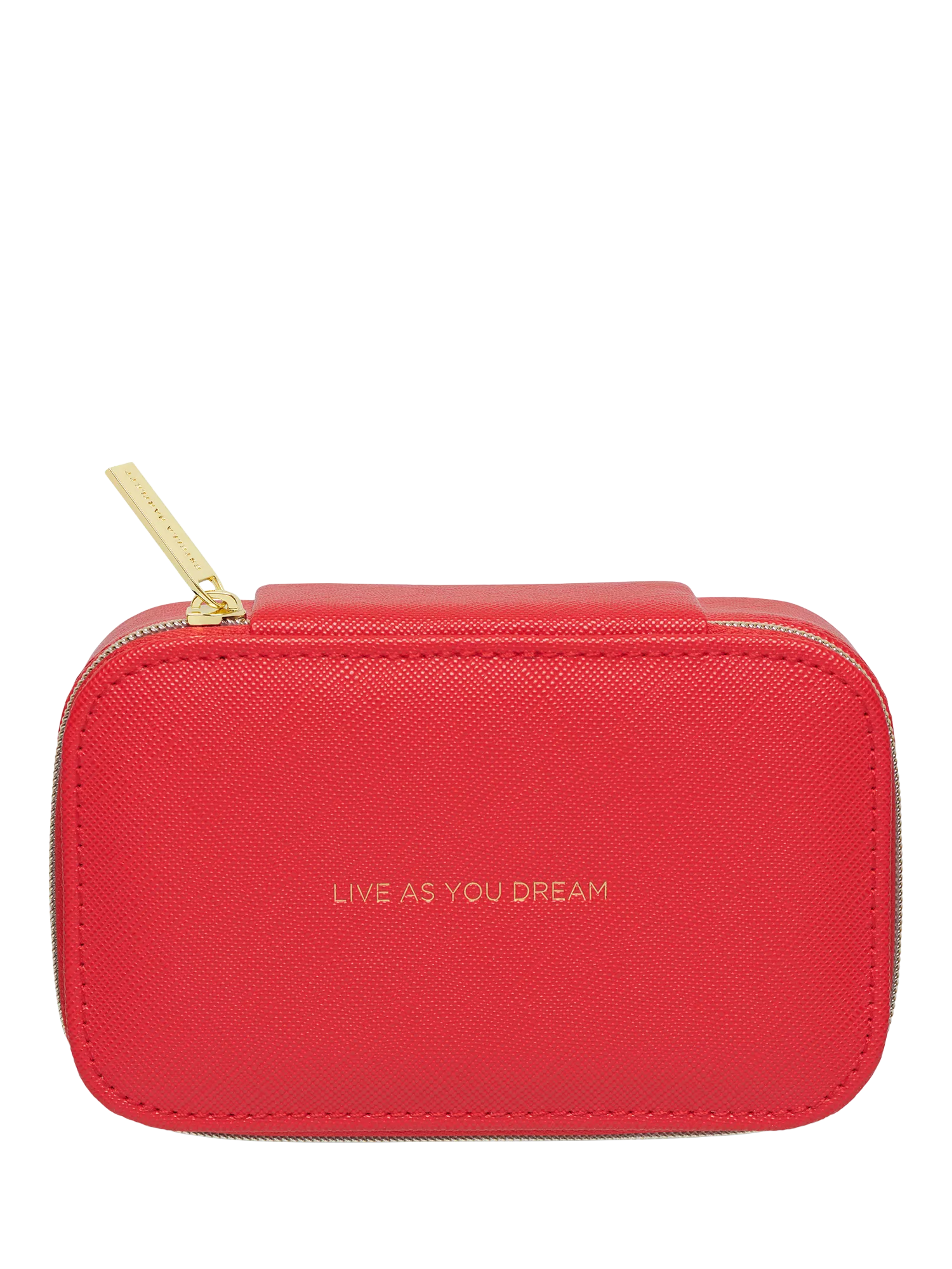 Estella Bartlett mini jewellery box in red faux leather - (British brand)