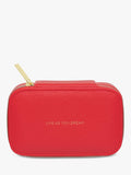 Estella Bartlett mini jewellery box in red faux leather - (British brand)