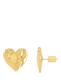 Estella Bartlett oversized molten heart stud earrings - British product
