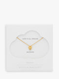 Estella Bartlett Star Puffed Crystal Heart necklace, imported from the UK