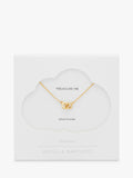 Estella Bartlett Double Linked Flower Necklace gold plated brass - British product