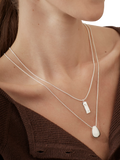 Estella Bartlett waterproof teardrop pendant silver, UK version
