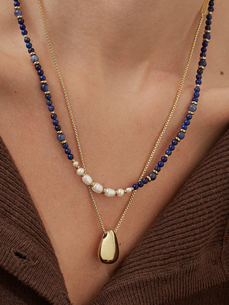 Estella Bartlett waterproof gold teardrop necklace, imported from the UK