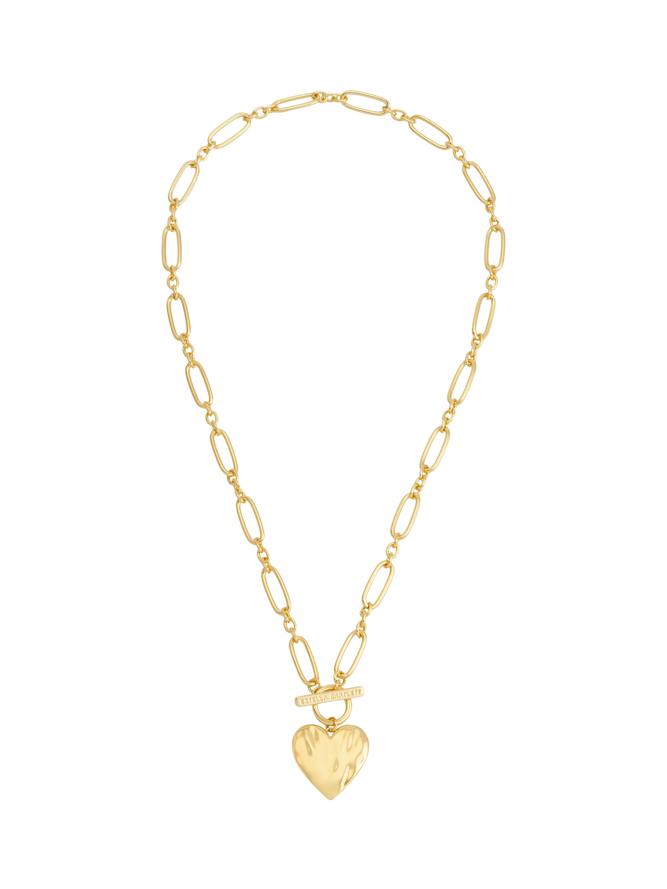 Estella Bartlett Waterproof Oversized Molten Heart Necklace