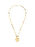 Estella Bartlett Waterproof Oversized Molten Heart Necklace