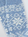 John Lewis snowflake wool blend crew socks, UK version