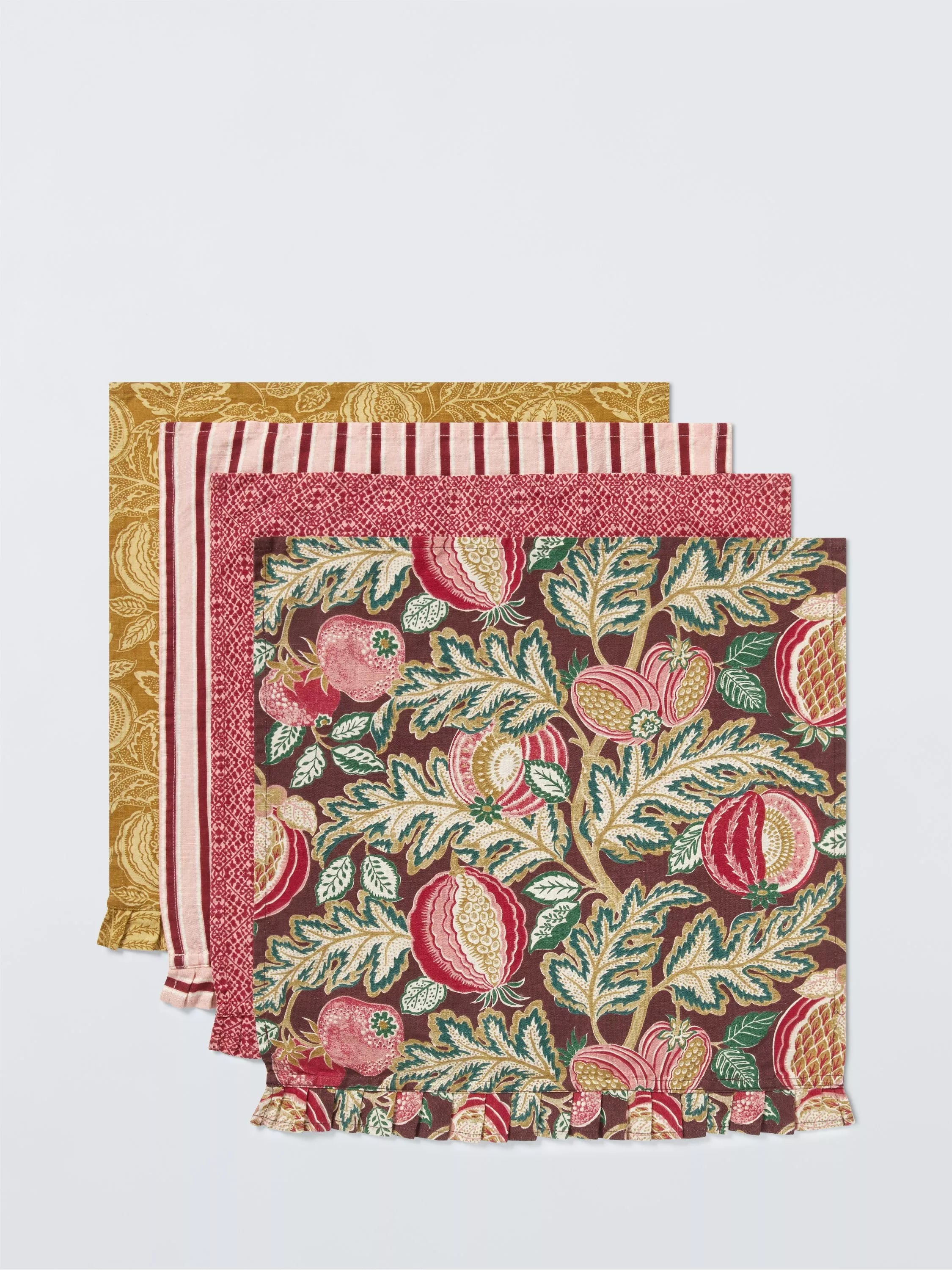 John Lewis x Sanderson cotton linen napkins set of 4 (British brand)