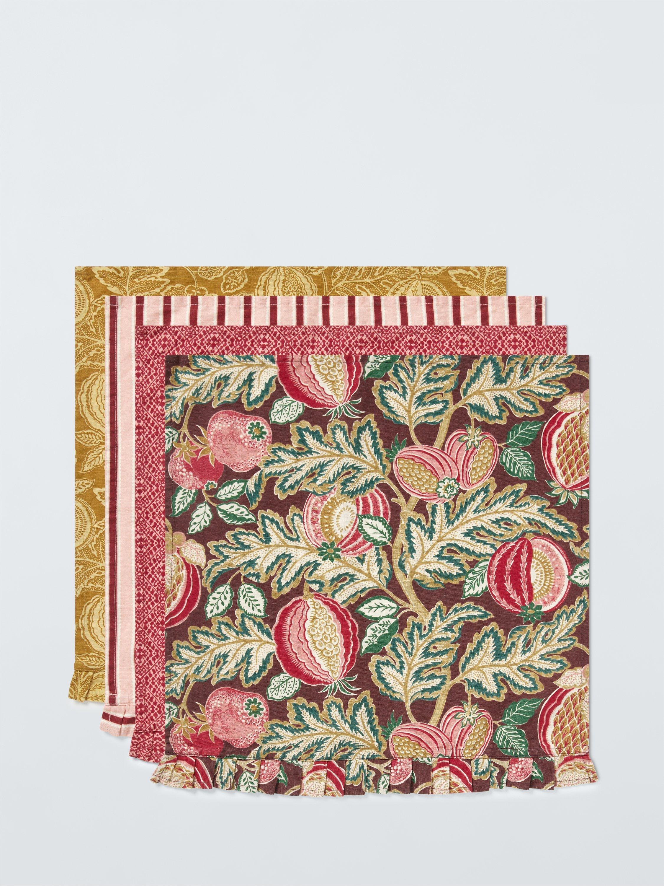 John Lewis x Sanderson cotton linen napkins set of 4 (British brand)