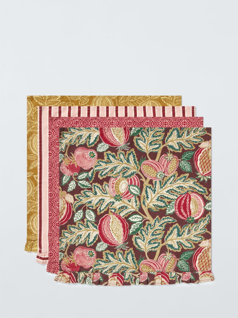 John Lewis x Sanderson cotton linen napkins set of 4 (British brand)