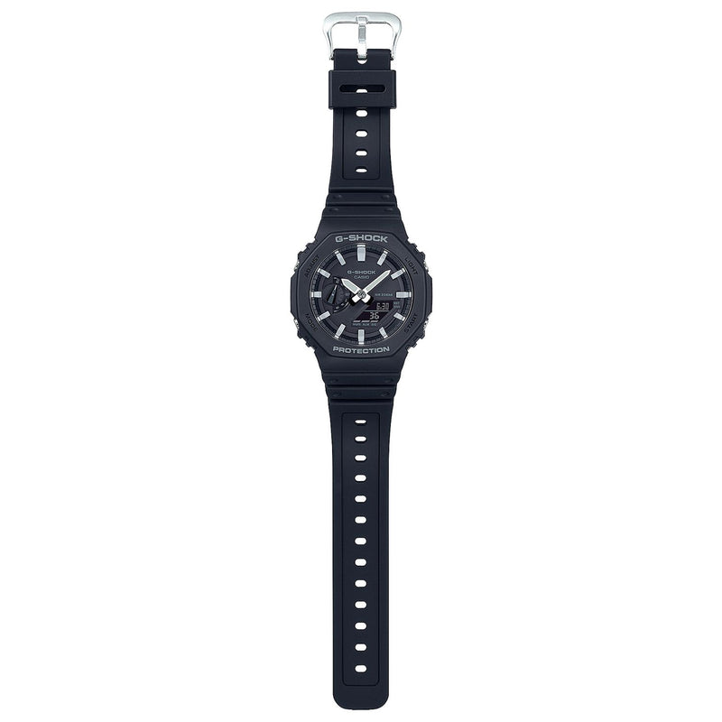 Casio G-SHOCK octagon watch black resin strap, UK version
