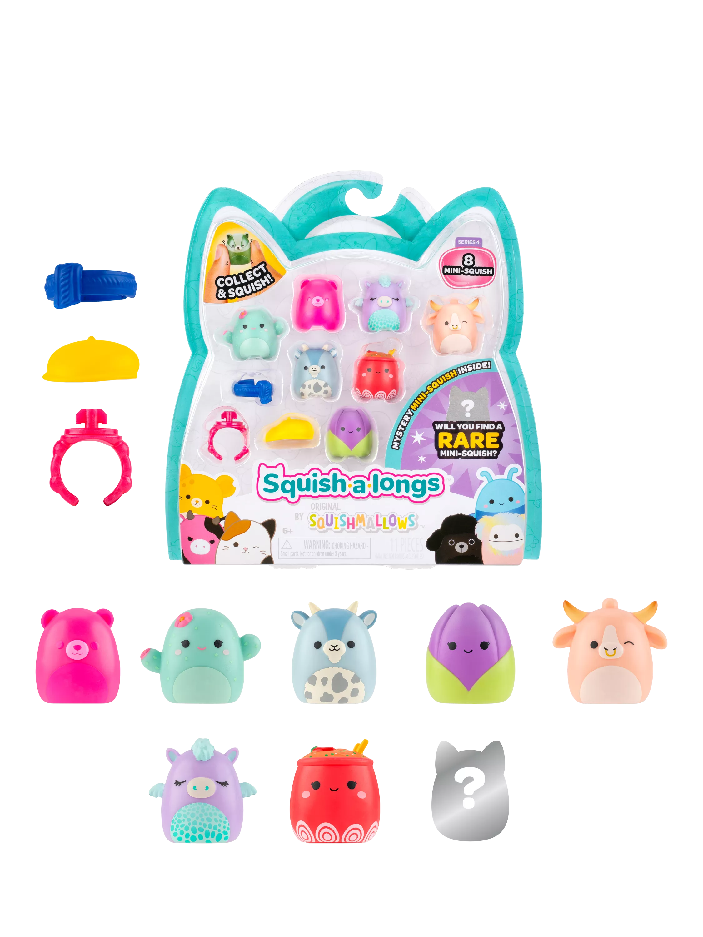Squishmallows Squish-a-longs Mini Squish 8-pack (British brand)
