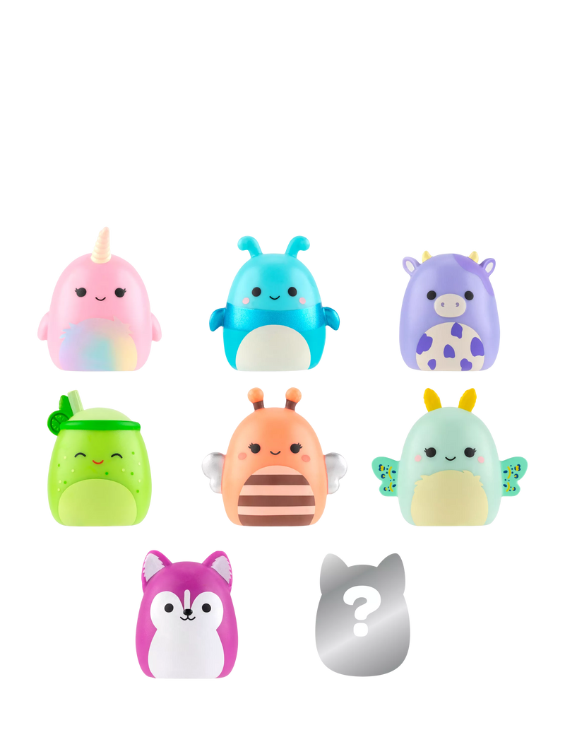 Squishmallows Squish-a-longs mini squish toy 8 pack, UK version