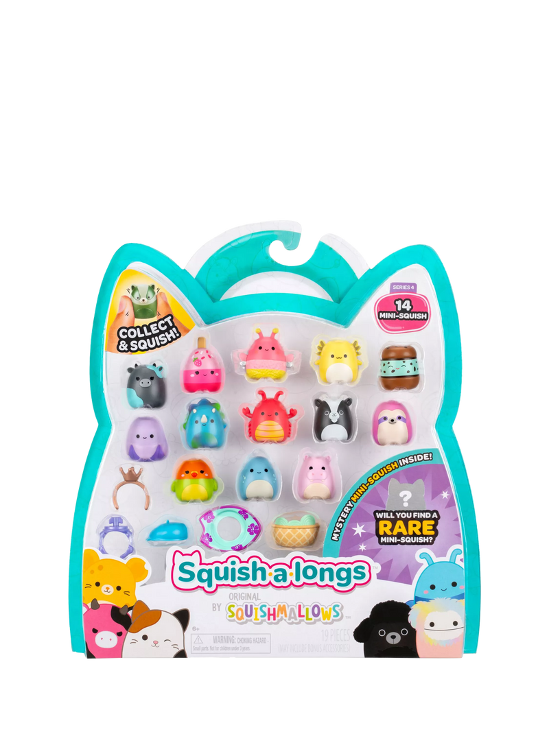 Squishmallows Squish-a-longs mini squish 14-pack toys, UK version