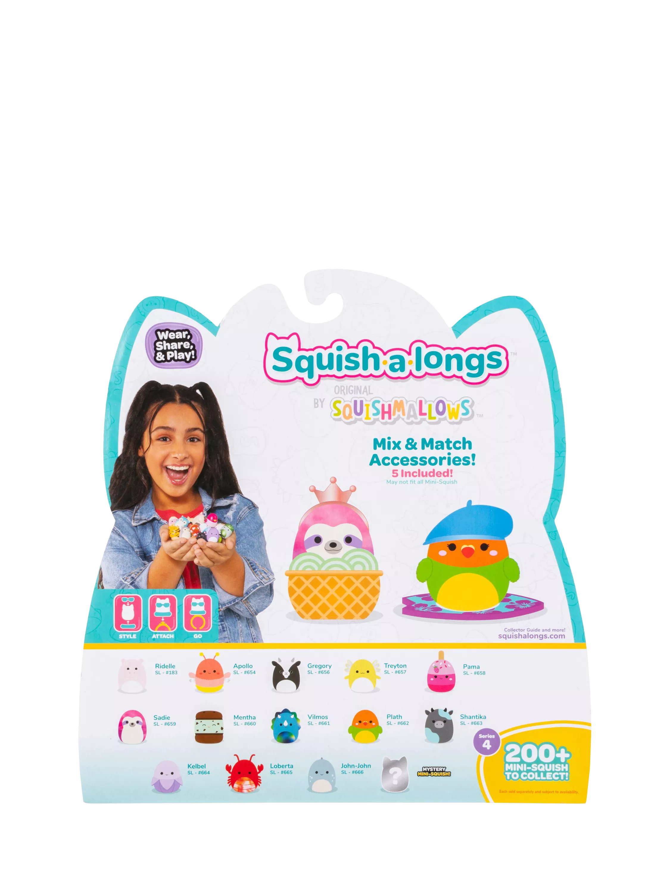 Squishmallows Squish-a-longs mini squish 14-pack toys, UK version
