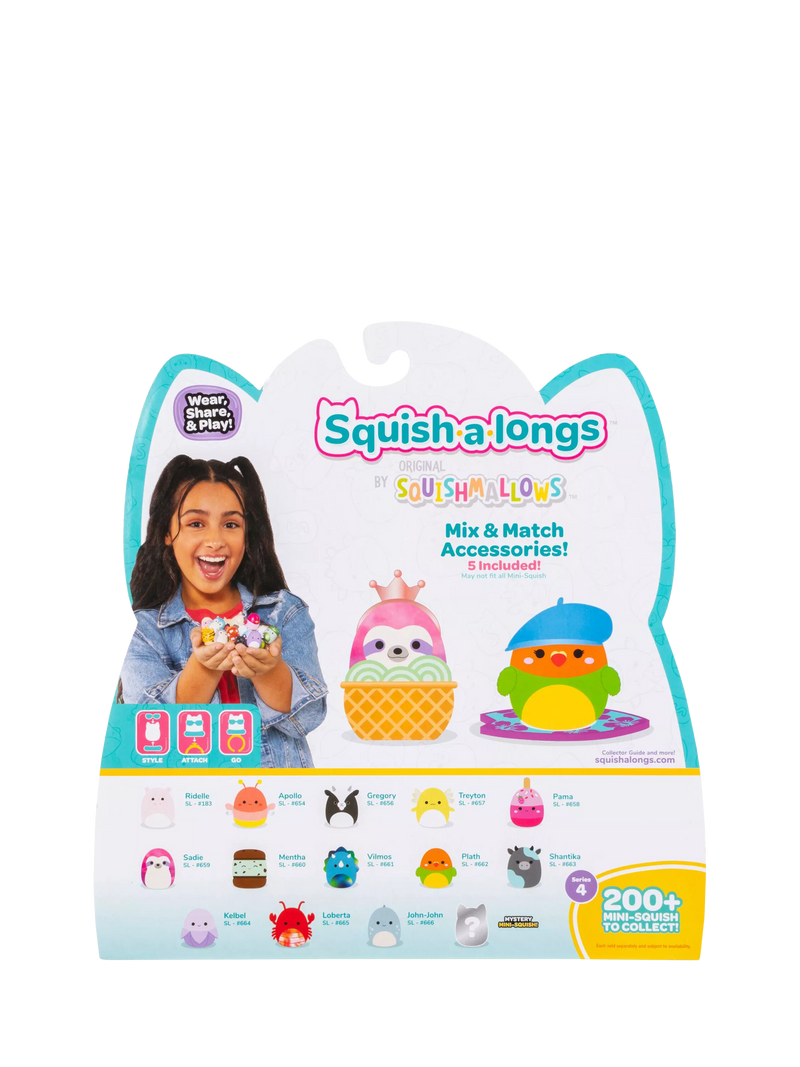 Squishmallows Squish-a-longs mini squish 14-pack toys, UK version