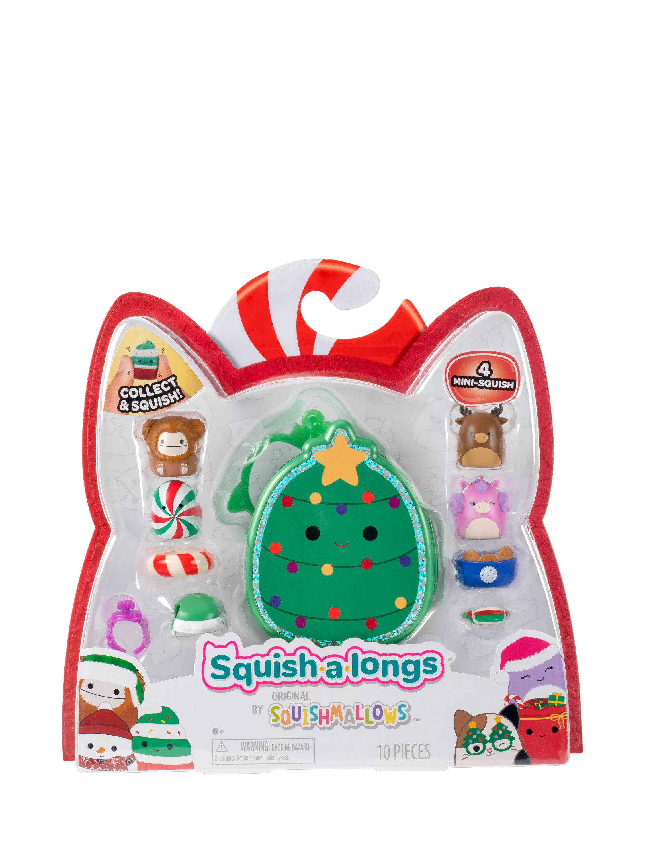 Squishmallows Christmas Mini Squish pack of 4, imported from the UK