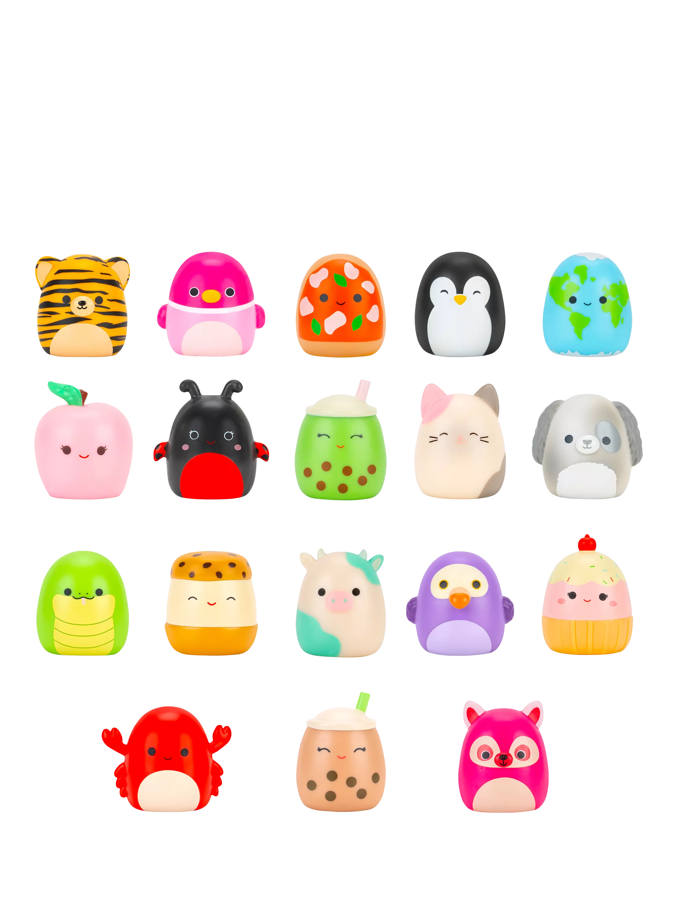Squishmallows Squish-a-longs Clip-a-longs toy set, UK version