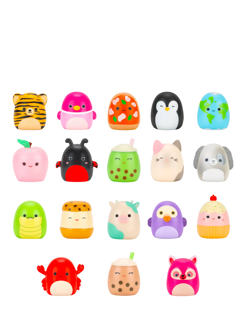 Squishmallows Squish-a-longs Clip-a-longs toy set, UK version