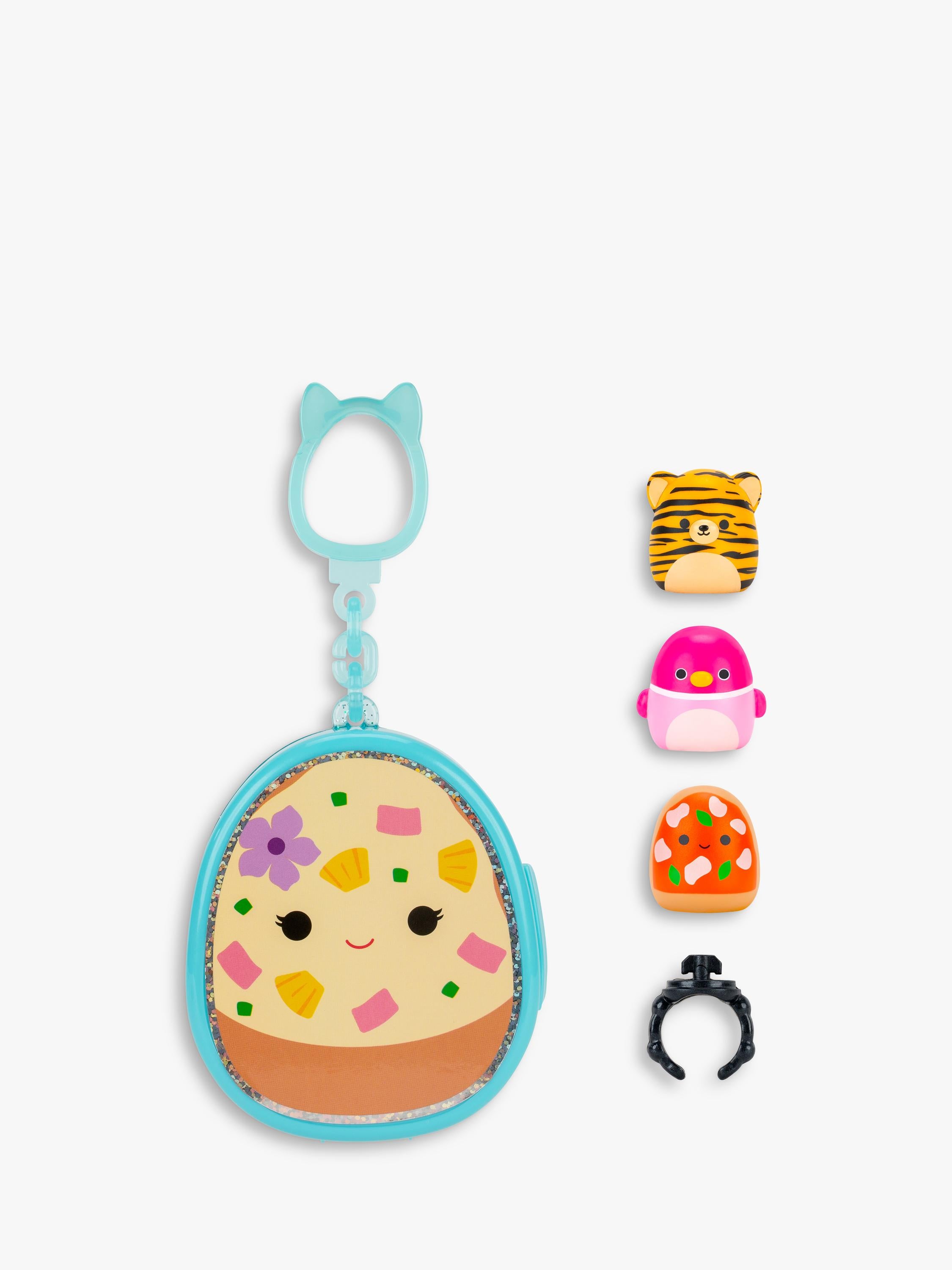 Squishmallows Squish-a-longs Clip-a-longs toy set, UK version