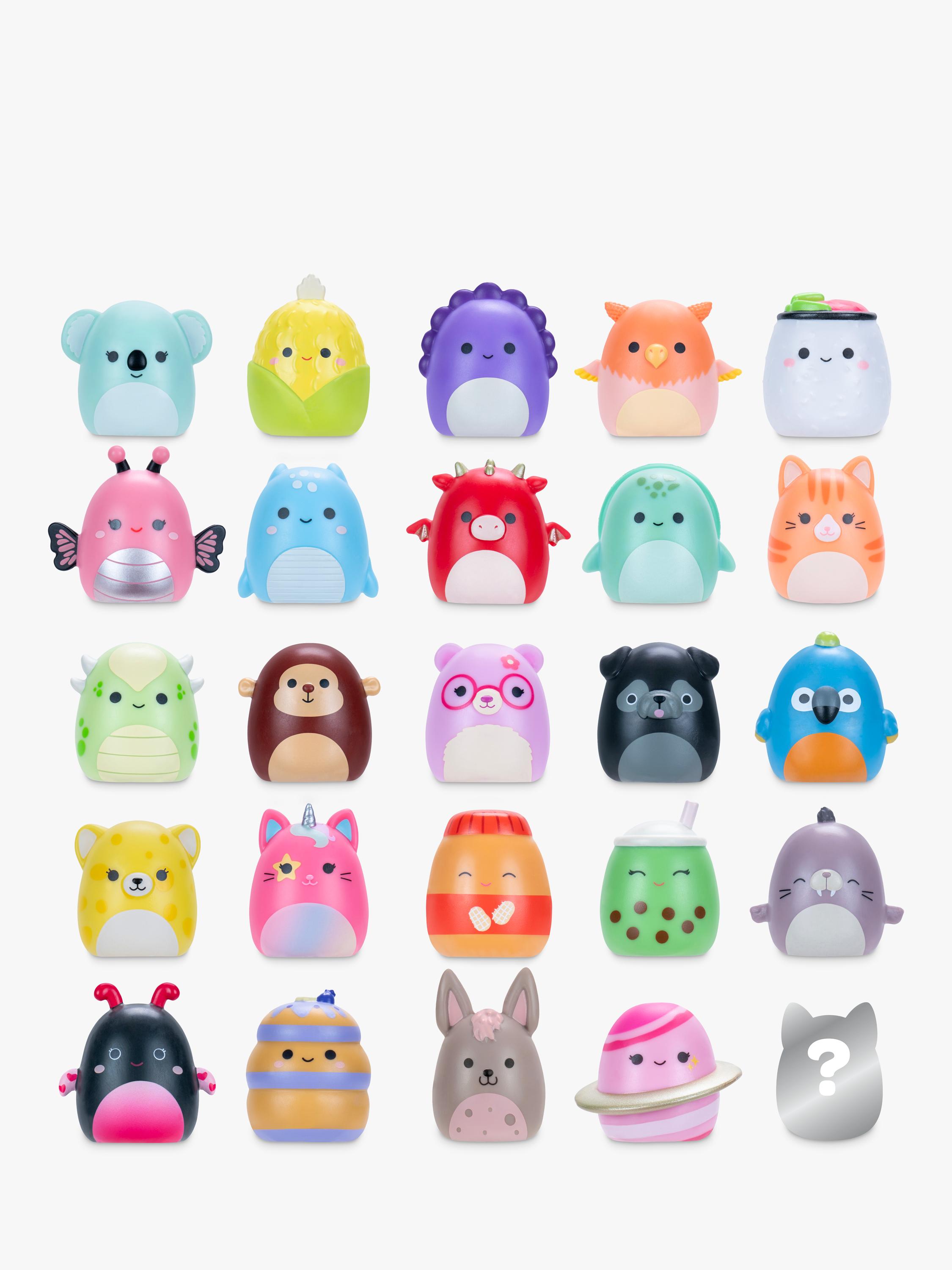 Squishmallows Squish-a-longs Mini-Squish toy pack of 25, UK version