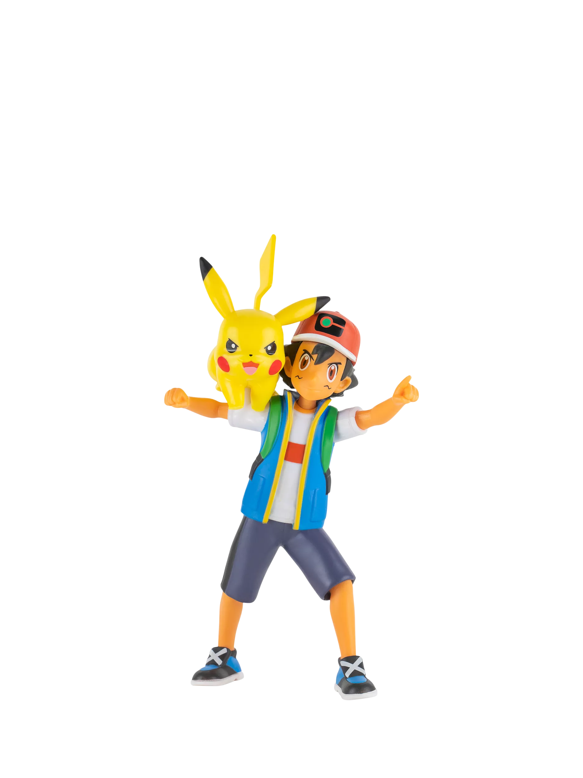 Pokémon Ash Ketchum and Pikachu figure set - British product