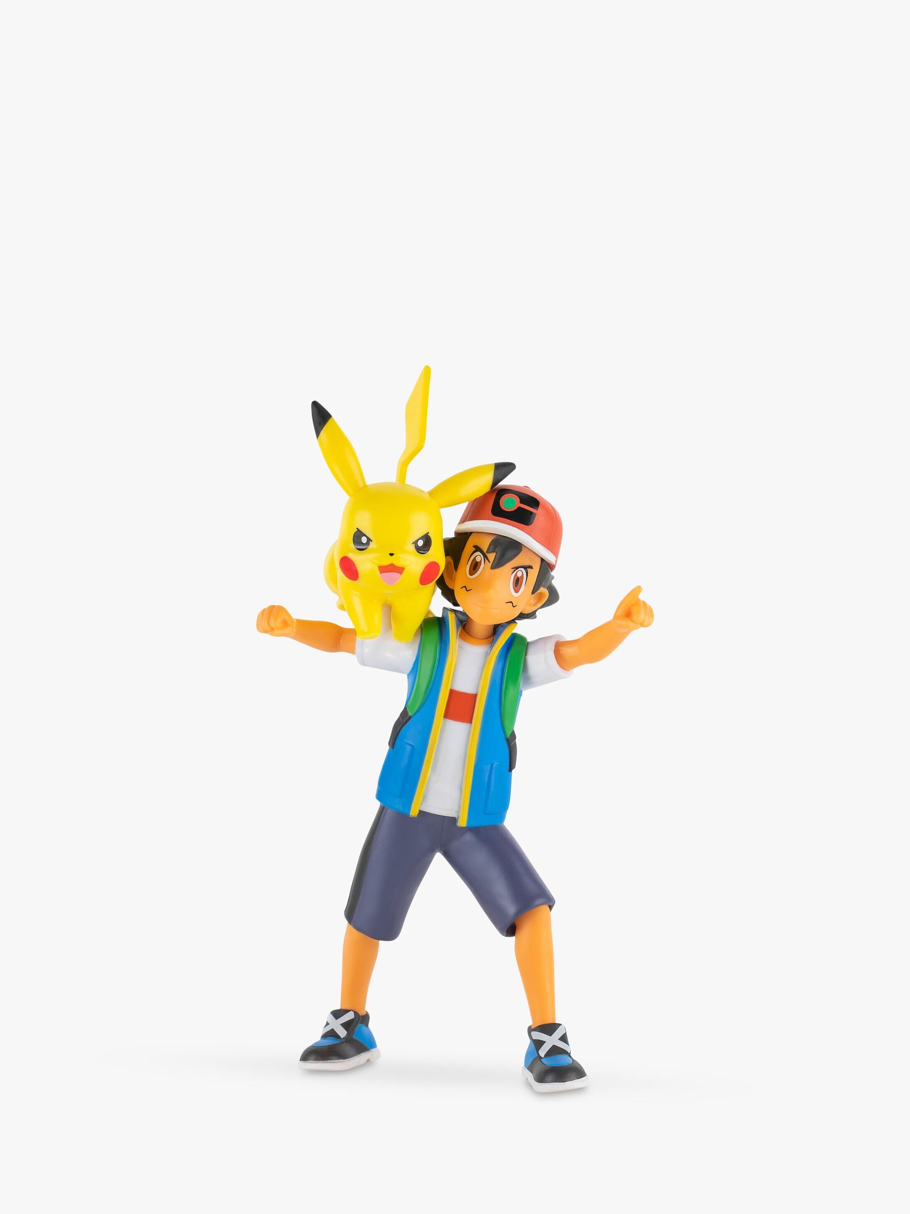 Pokémon Ash Ketchum and Pikachu figure set - British product