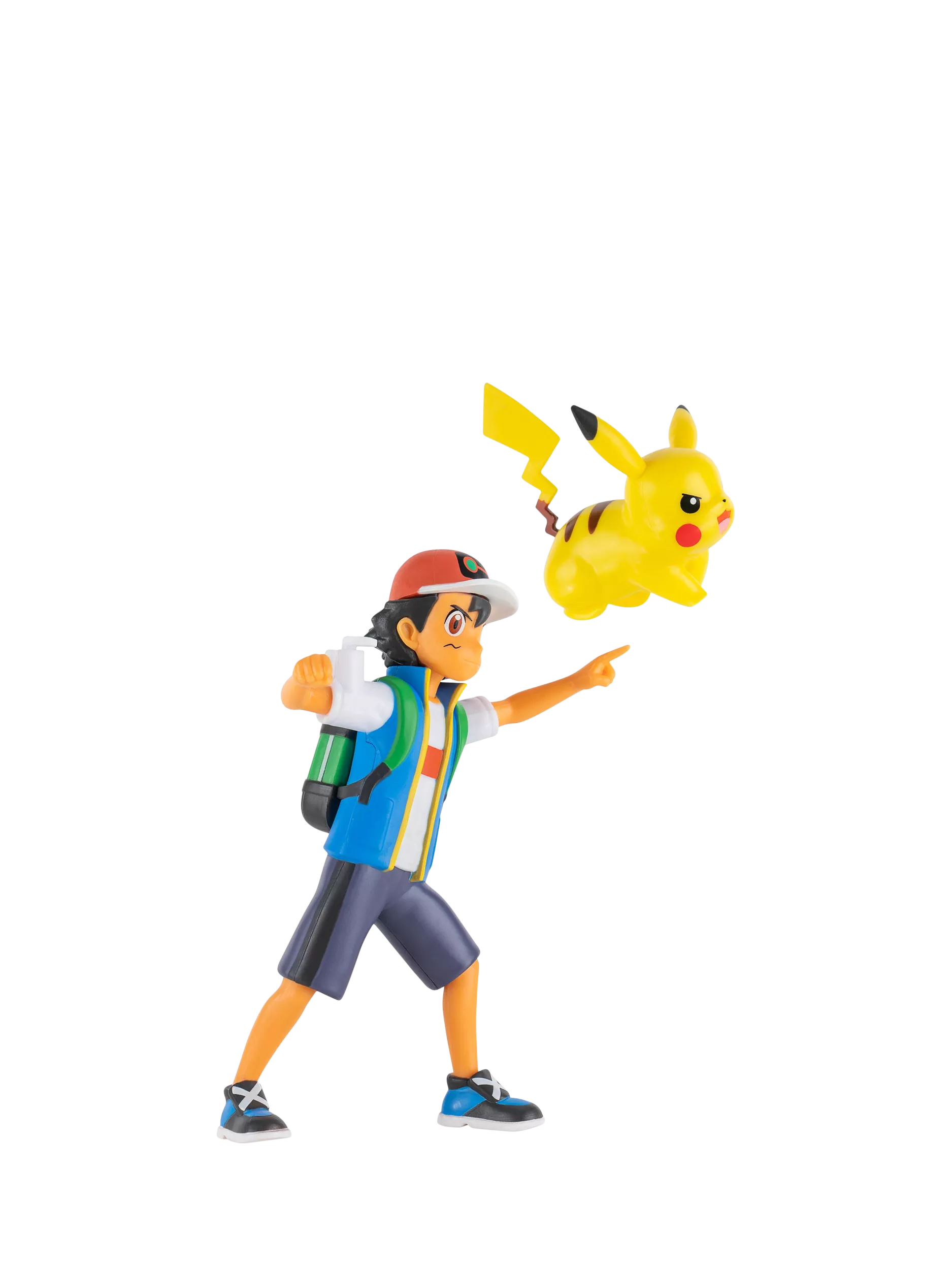 Pokémon Ash Ketchum and Pikachu figure set - British product