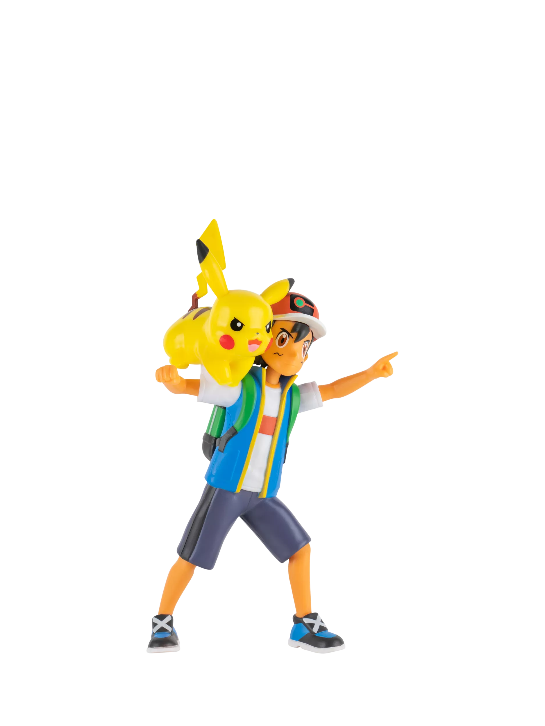 Pokémon Ash Ketchum and Pikachu figure set - British product