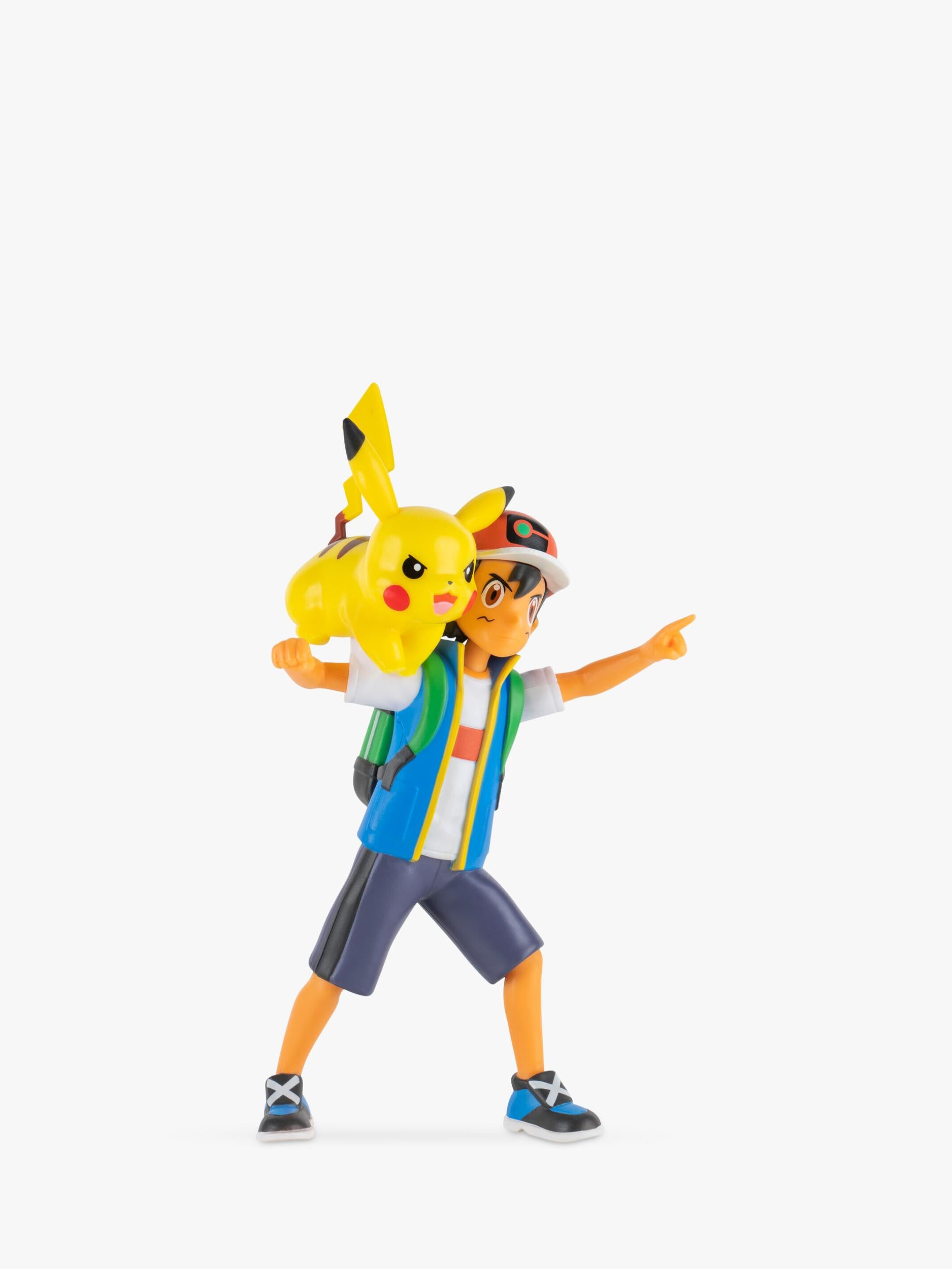 Pokémon Ash Ketchum and Pikachu figure set - British product