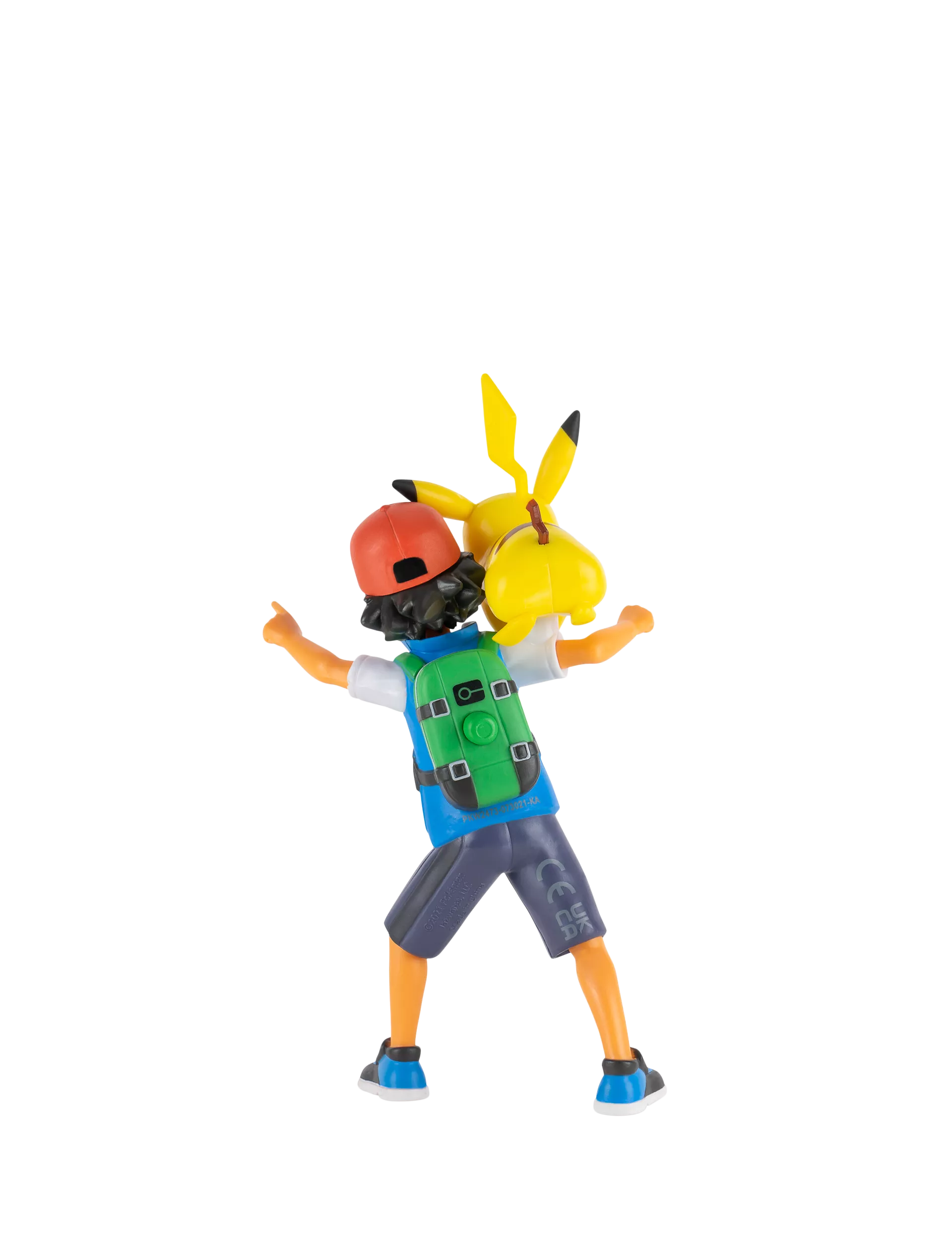 Pokémon Ash Ketchum and Pikachu figure set - British product