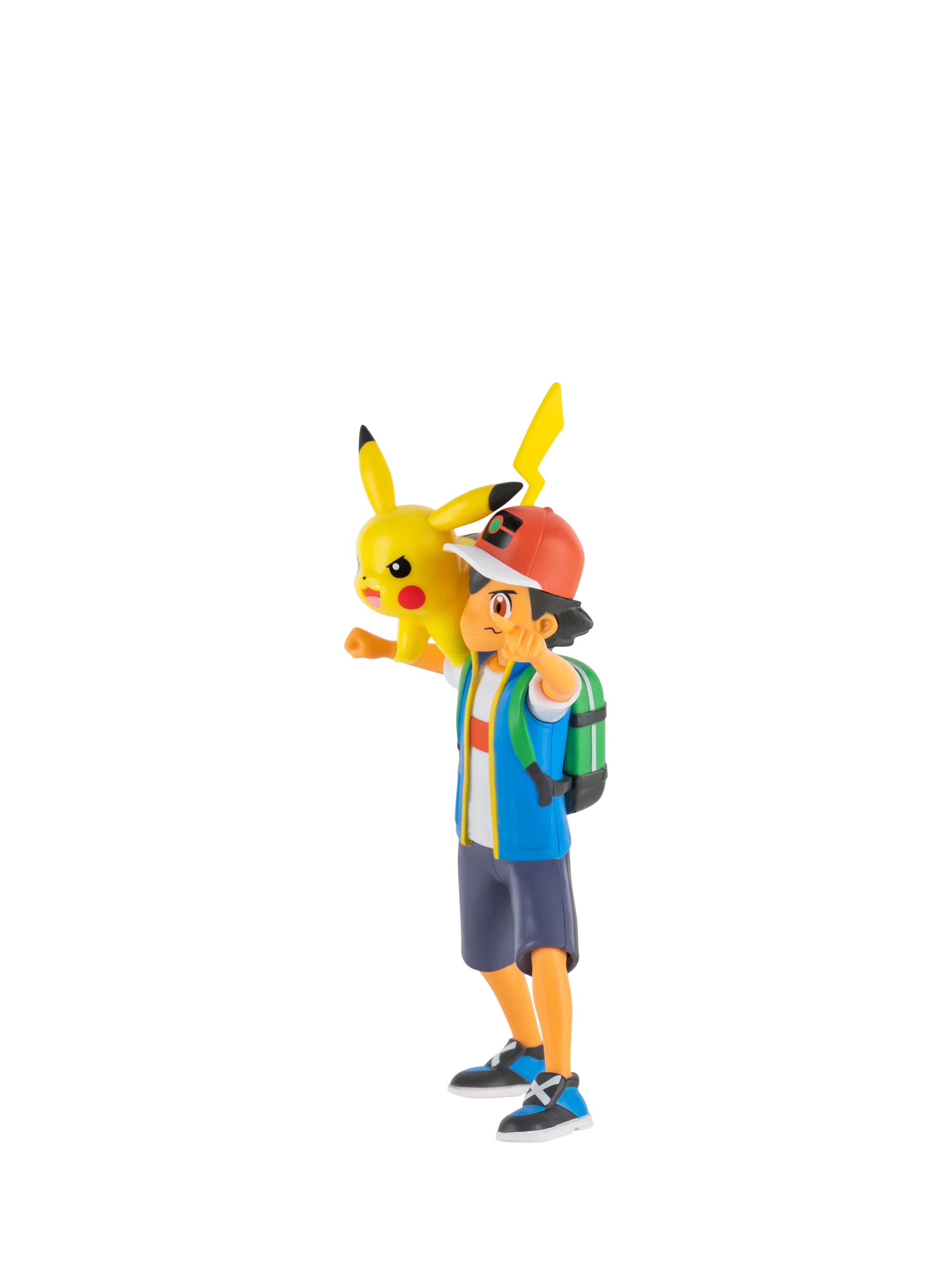 Pokémon Ash Ketchum and Pikachu figure set - British product