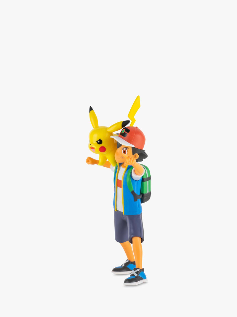 Pokémon Ash Ketchum and Pikachu figure set - British product