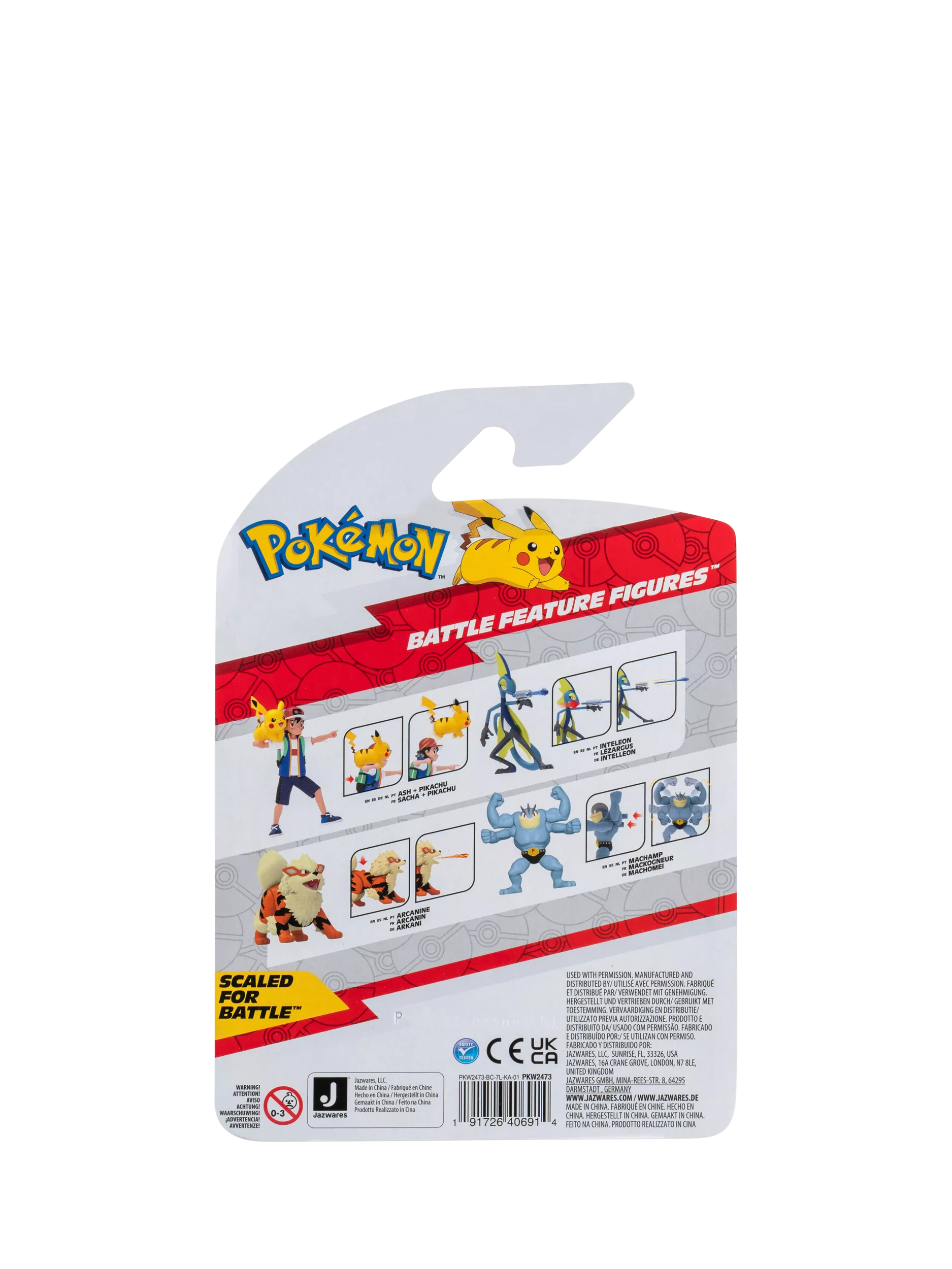 Pokémon Ash Ketchum and Pikachu figure set - British product