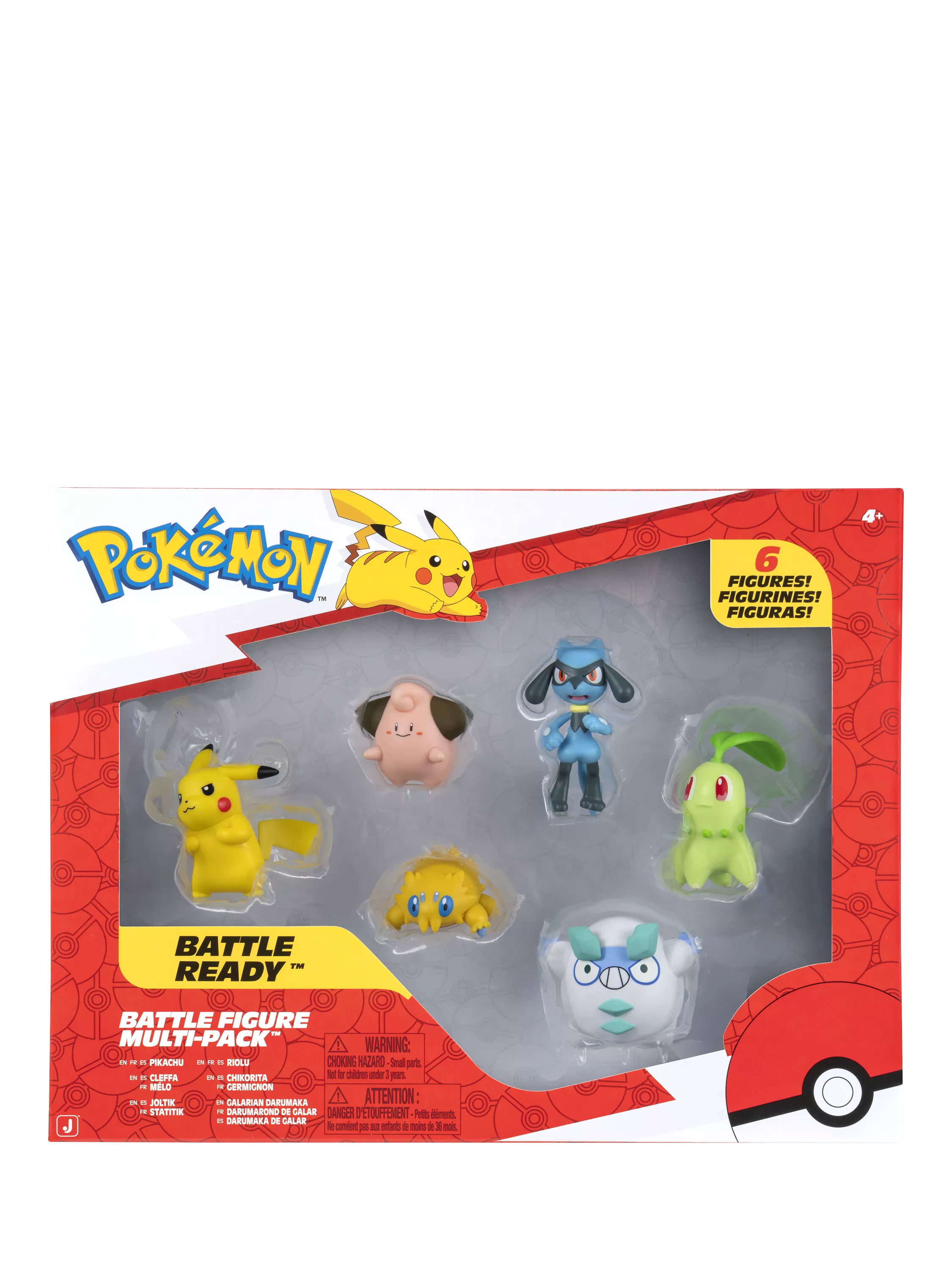 Pokémon Battle Ready Figures 6 pack - British product
